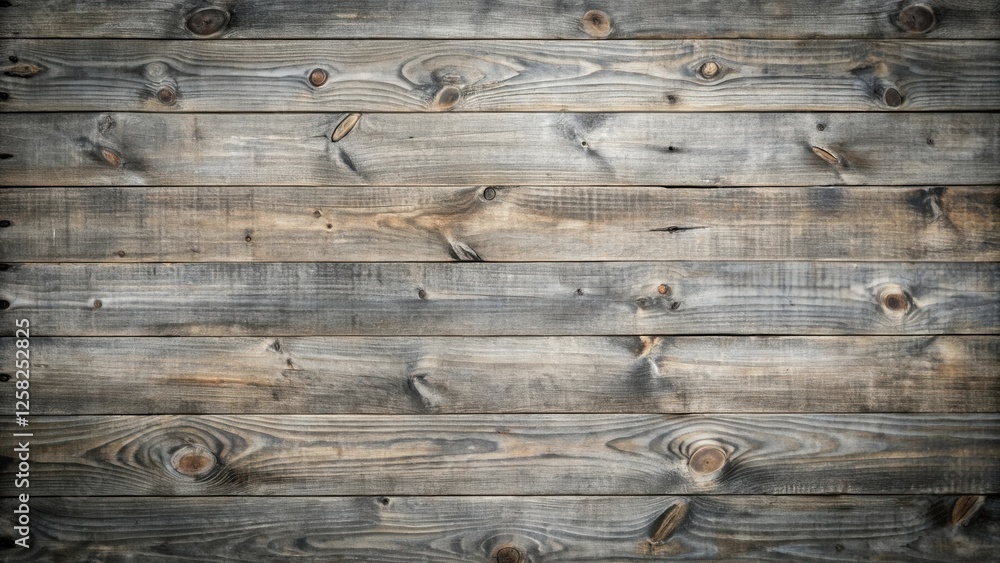 Aufkleber rustic weathered wooden planks with knots and grain patterns