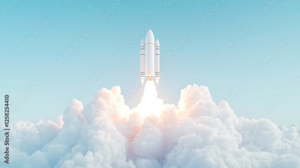 Poster futuristic market research launch, dynamic visuals of analytics and data trends, sleek minimalist de