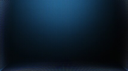 Fototapeta premium Blue Background with Grid Patterns and Circles for Design Banner Template, Featuring Abstract Minimalist Wallpaper with Copy Space on Blue Background