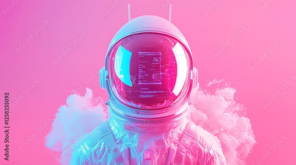 Poster quantum leap, a visual representation of a quantum computing startup's growth, featuring a futuristi