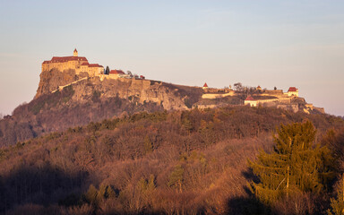 Obraz premium Riegersburg castle, famous landmark and tourist destination in Austria