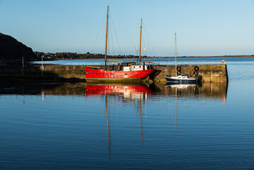 boats in the harbor