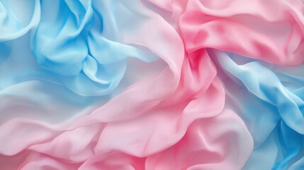 Obraz premium Abstract pastel pink and blue fabric texture.