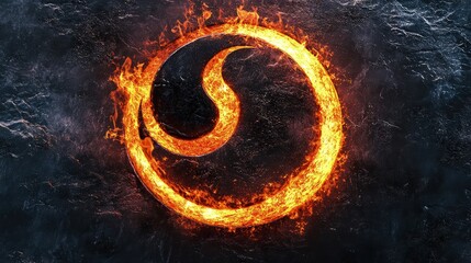  Its fiery tendrils stretch outward, forming dynamic patterns that seem to pulse with energy.