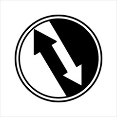 Left right arrows vector icon. Transfer arrows icon. 2 side arrow icon