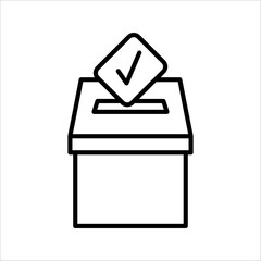 Vote icon. voting sign for mobile concept and web design. vector illustration