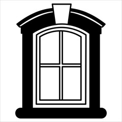 window icon, interior material on white background