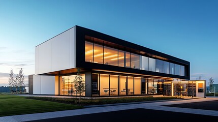 Fototapeta premium Sustainable energy storage lab with nextgen battery technology, hydrogen fuel cells, and offgrid solutions