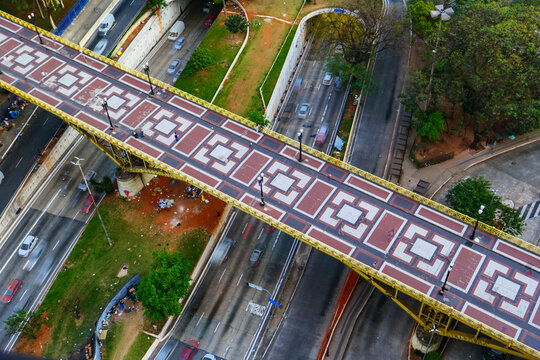 Viaduto Santa Ifig&ecirc;nia, Vale do Anhangaba&uacute;, S&atilde;o Paulo, Brasil