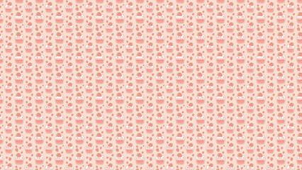 イチゴのスイーツ、イラストの背景パターン