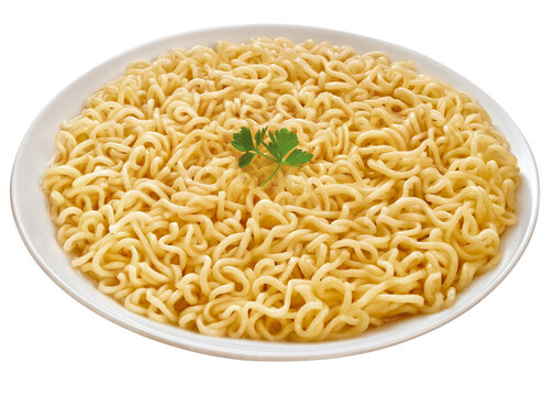 prato com lamen isolado em fundo transparente - macarr&atilde;o oriental