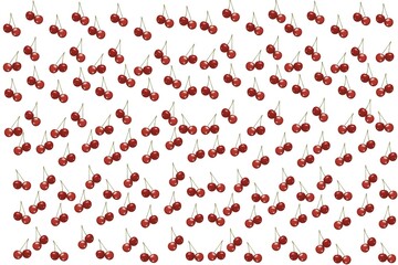 Red cherry background