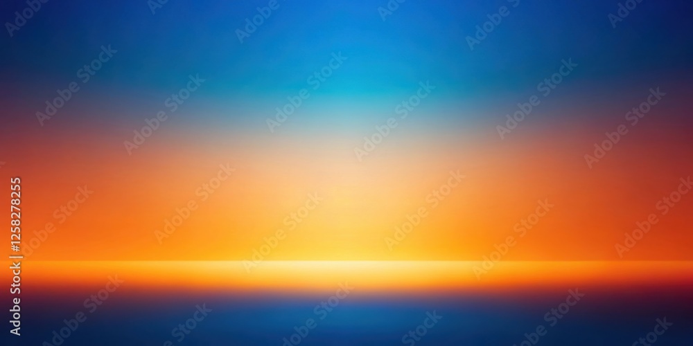 Poster abstract gradient background vibrant hues of orange and blue blend seamlessly for design projects