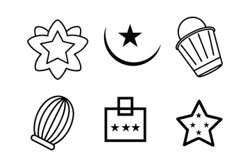 set of icons for web design