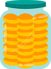 Jar Cookies Ramadan Element