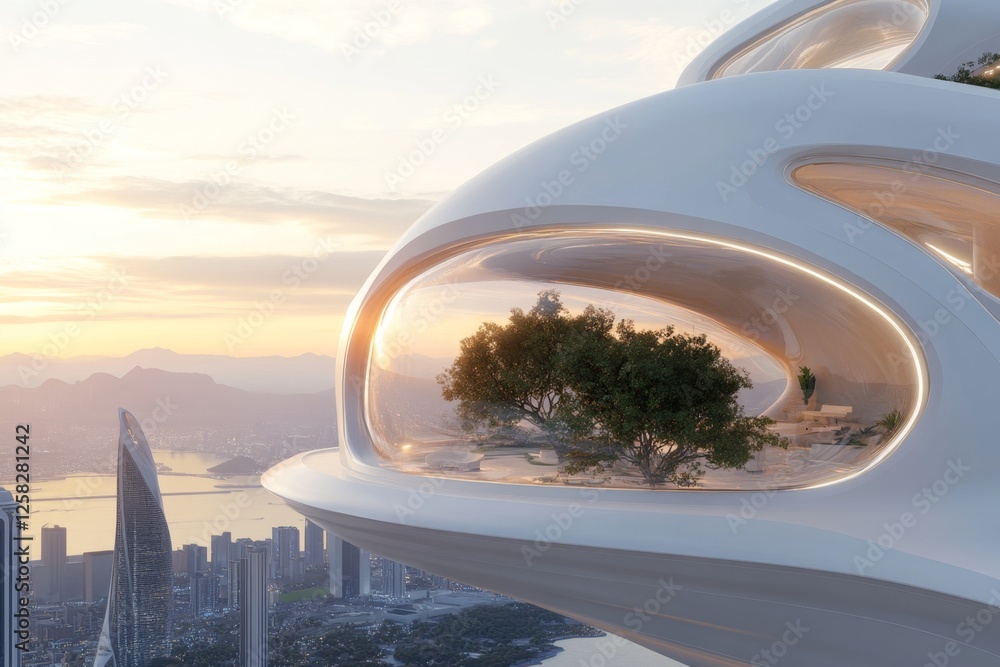 Aufkleber a futuristic virtual university where students receive digital bachelor degrees through holographic 