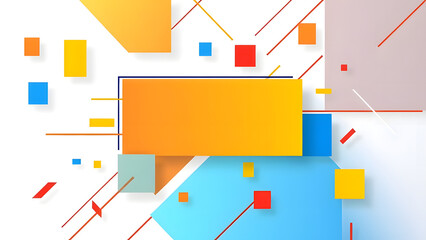 Colorful square pattern design for abstract art