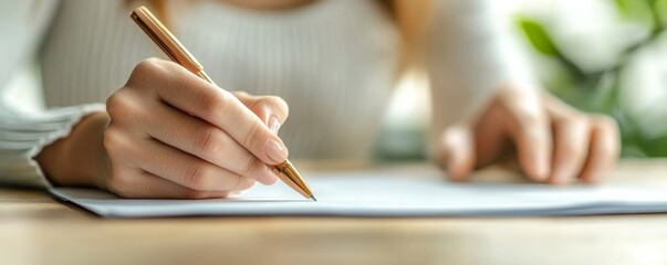 Wellbeing of health with good food control concept. Woman writing the meal note and plan to eat during diet program to loss weight goal for balance nutrition and