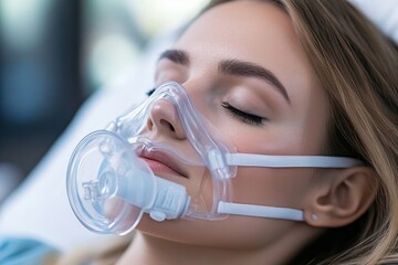 Sleep Apnea Oxygen Mask Equipment