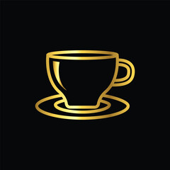  gold color coffee cup, icon, flat, sticker label minimalist design for digital and print projects
 Graphic Design Icons Making a Huge Impact on Visual Aesthetics