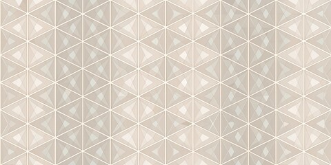 Abstract Beige Triangular Geometric Pattern Seamless Texture for Background Design