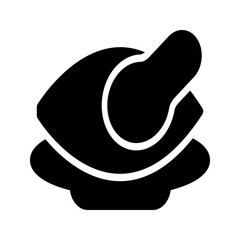 Cartoon-style chicken cut icon featuring raw meat pieces, perfect for restaurant branding and food packaging.