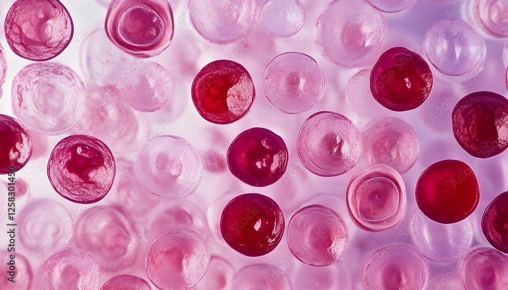 Poster abstract pink and red circle pattern texture background