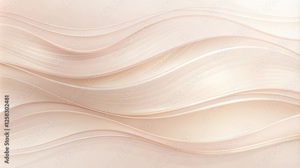 Poster abstract beige wave pattern background for design projects