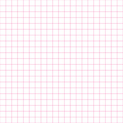 Clean simple graph paper, checked paper, gridded paper background. Vector. Notebook, sheet paper, seamless, page, cloth, chart, school book, paper. graphic, design background. 