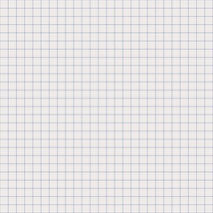 Clean simple graph paper, checked paper, gridded paper background. Vector. Notebook, sheet paper, seamless, page, cloth, chart, school book, paper. graphic, design background. 