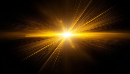 abstract yellow flare light effect
