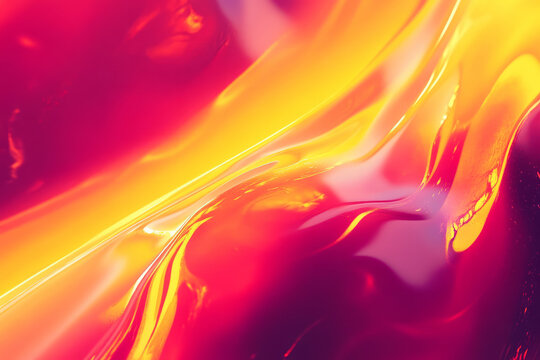 A glowing red and yellow fire-inspired abstract background with fluid lava-like textures and dynamic energy. A strong and powerful design.