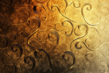 A luxurious golden abstract background with metallic textures, rich golden gradients, and elegant swirling patterns. A high-end and sophisticated aesthetic, perfect for premium branding.