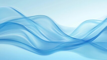 Obraz premium A mesmerizing abstract background featuring flowing blue waves, perfect for design projects, website backgrounds, and creative presentations.
