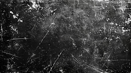 Abstract grunge black background with dust and scratches, high-resolution distressed texture for vintage design. Dark textured surface with aged effect, ideal for fashion photography, artistic wallpap