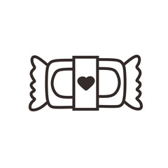 valentine chocolate icon