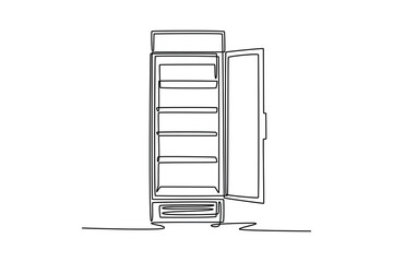 Coffee tools concept. Single line draw design vector graphic illustration.	