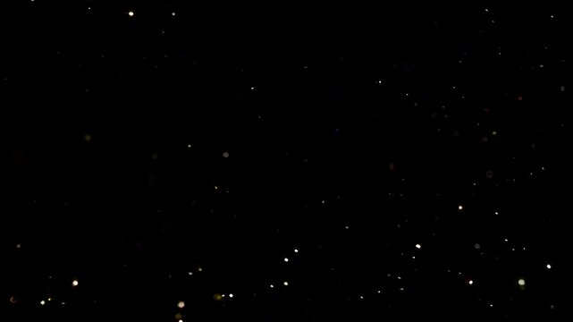 A mesmerizing video of twinkling stars against a black sky, captured from a wide-angle perspective, creating a serene and cosmic ambiance.