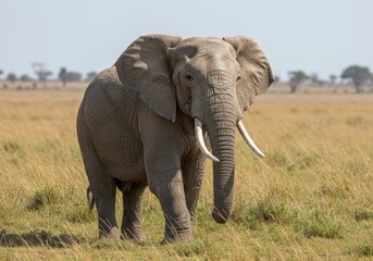 Fototapeta premium Gentle Giant: Elephant in the Wild 