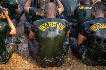 Military, strength endurance training, Military training ,RIGGER,  
Entering The Parachute Rigging...
