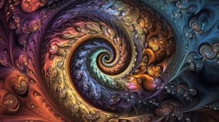 A Mesmerizing 3D Abstract Multicolor Visualization