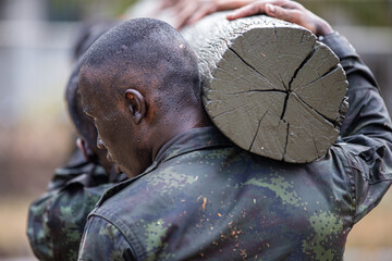 Military, strength endurance training, Military training ,RIGGER,  
Entering The Parachute Rigging...