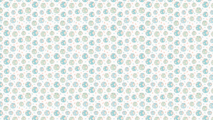 地球儀のイラスト、パターン背景