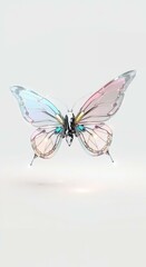 Futuristic Decorative Butterfly Sculpture