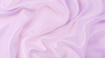 Fototapeta premium light purple crinkled organza fabric with delicate texture, airy and elegant material perfect for fashion, bridal, and romantic design projects