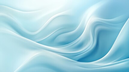 Obraz premium A serene abstract image featuring gentle waves of blue fabric, creating a calm and tranquil atmosphere, perfect for backgrounds and creative projects.