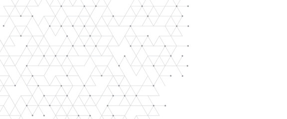 Vector abstract minimalist triangles technology pattern geometric background. 