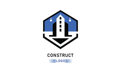 Construct logo design
