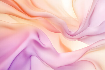 Obraz premium A soft peach and lavender abstract background with smooth gradients and watercolor-like textures. Delicate and calm, ideal for wellness, beauty, or peaceful branding designs.