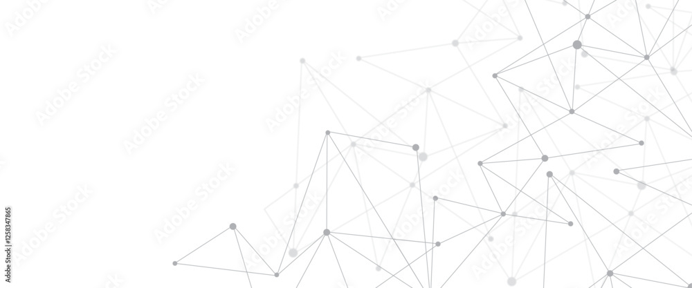 Poster abstract background for innovation technology geometric pattern with connecting the dots and lines f